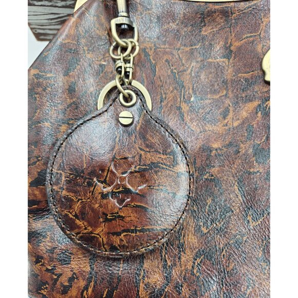 Patricia Nash Animal Abstract 10th Anniversary Edition Leather Crossbody Bag - Picture 5 of 16